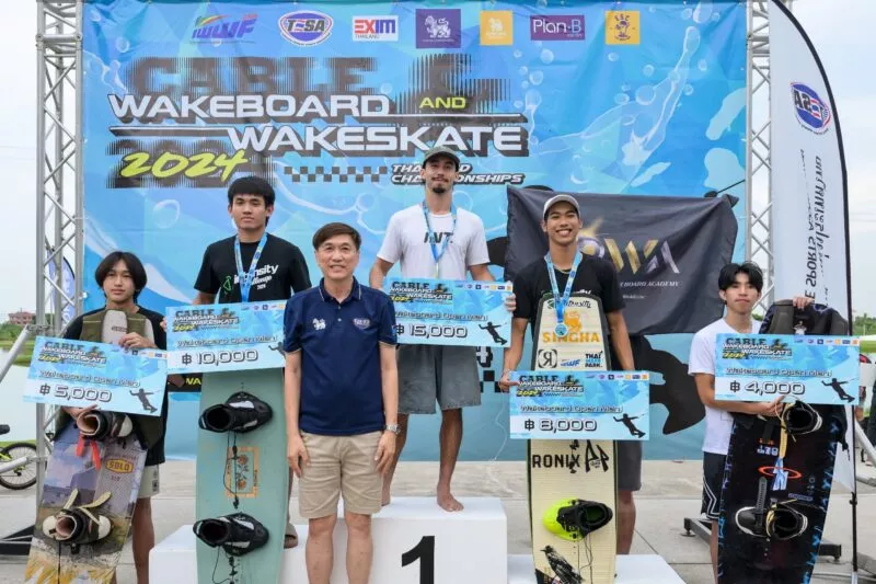 “ลุค-ลลดา” คว้าแชมป์ Cable Wakeboard & Wakeskate ชิงแชมป์ประเทศไทย เตรียมพร้อมลุยซีเกมส์ปลายปีหน้า