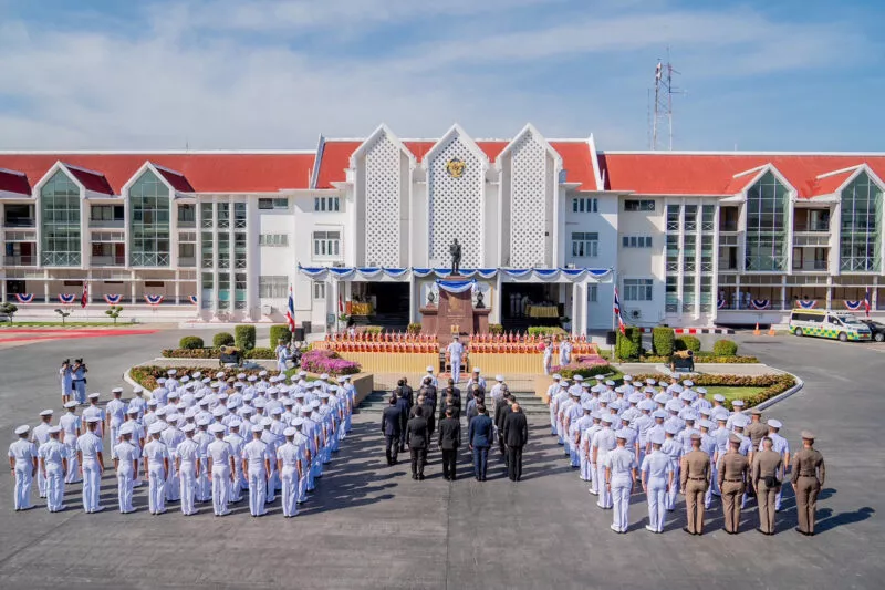 ผู้บัญชาการทหารเรือเป็นประธานในการจัดงานเนื่องในวันสถาปนาโรงเรียนนายเรือ