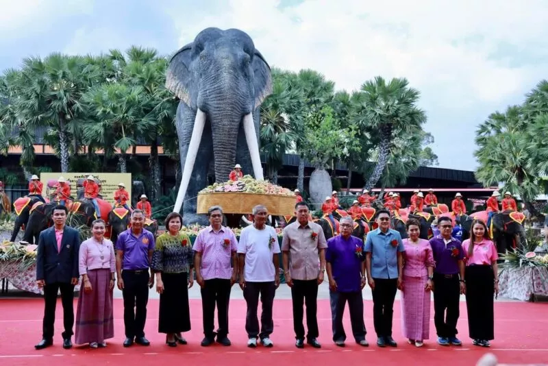 สวนนงนุชพัทยาจัดงานวันช้างไทยรำลึกบุญคุณและส่งเสริมการอนุรักษ์ช้างไทย